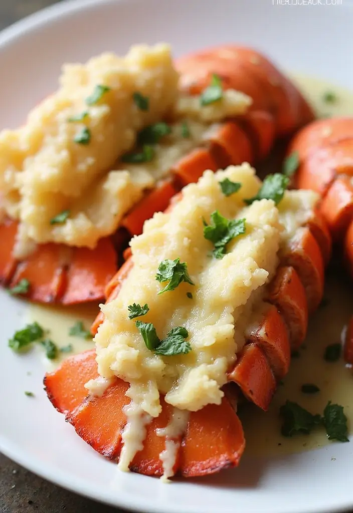 25 Low Sodium Seafood Recipes for Heart-Healthy Eating 139 25 Low Sodium Seafood Recipes for Heart-Healthy Eating - 21. Garlic Butter Baked Lobster Tails