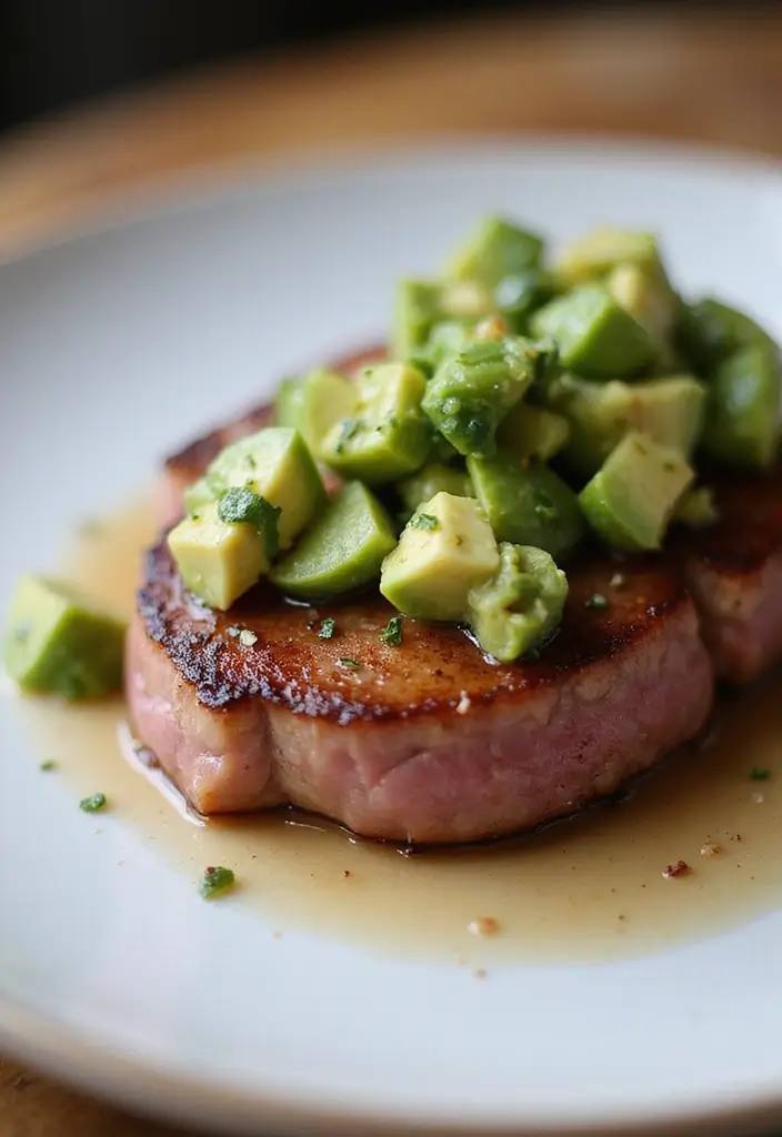 25 Low Sodium Seafood Recipes for Heart-Healthy Eating 146 25 Low Sodium Seafood Recipes for Heart-Healthy Eating - 22. Tuna Steak with Avocado Salsa