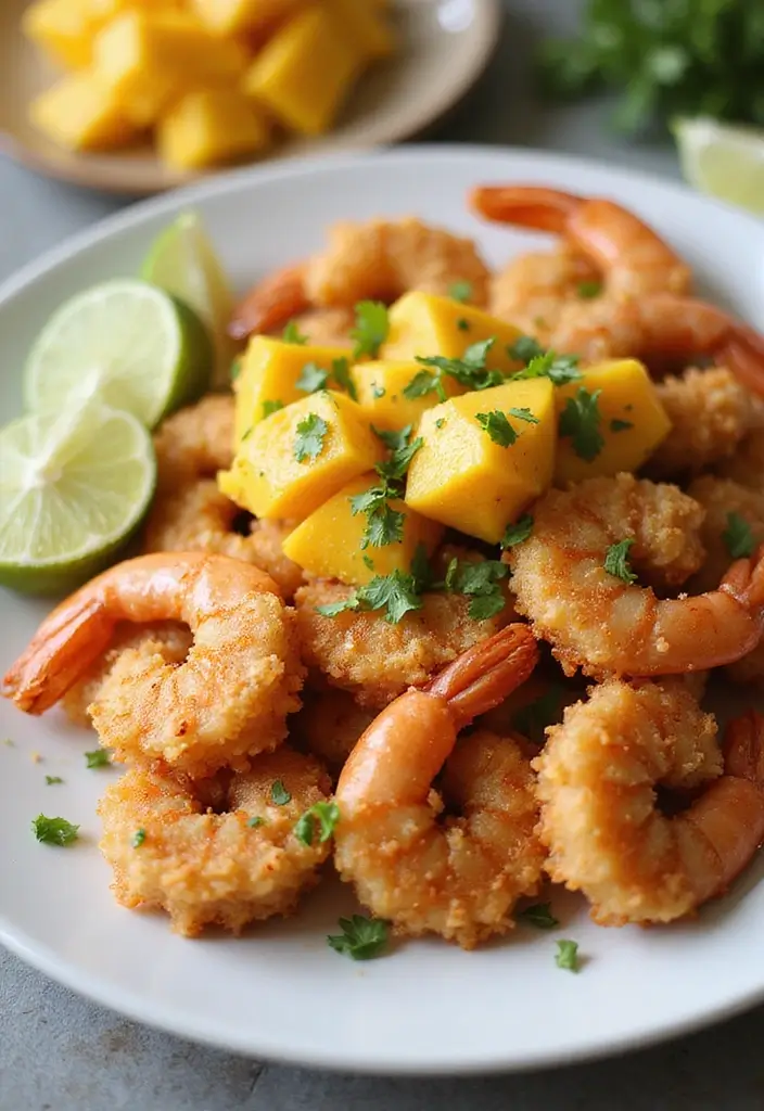 25 Low Sodium Seafood Recipes for Heart-Healthy Eating 29 25 Low Sodium Seafood Recipes for Heart-Healthy Eating - 5. Coconut Shrimp with Mango Salsa