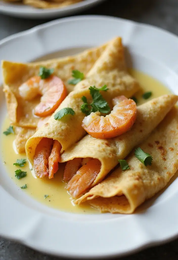 25 Recipes Using Seafood Broth for Richer Flavor 127 25 Recipes Using Seafood Broth for Richer Flavor - 21. Savory Seafood Crepes