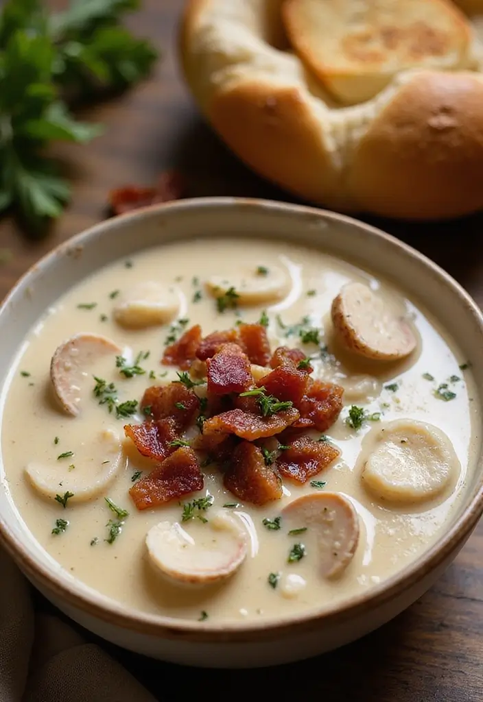 25 Recipes Using Seafood Broth for Richer Flavor 43 25 Recipes Using Seafood Broth for Richer Flavor - 7. New England Clam Chowder