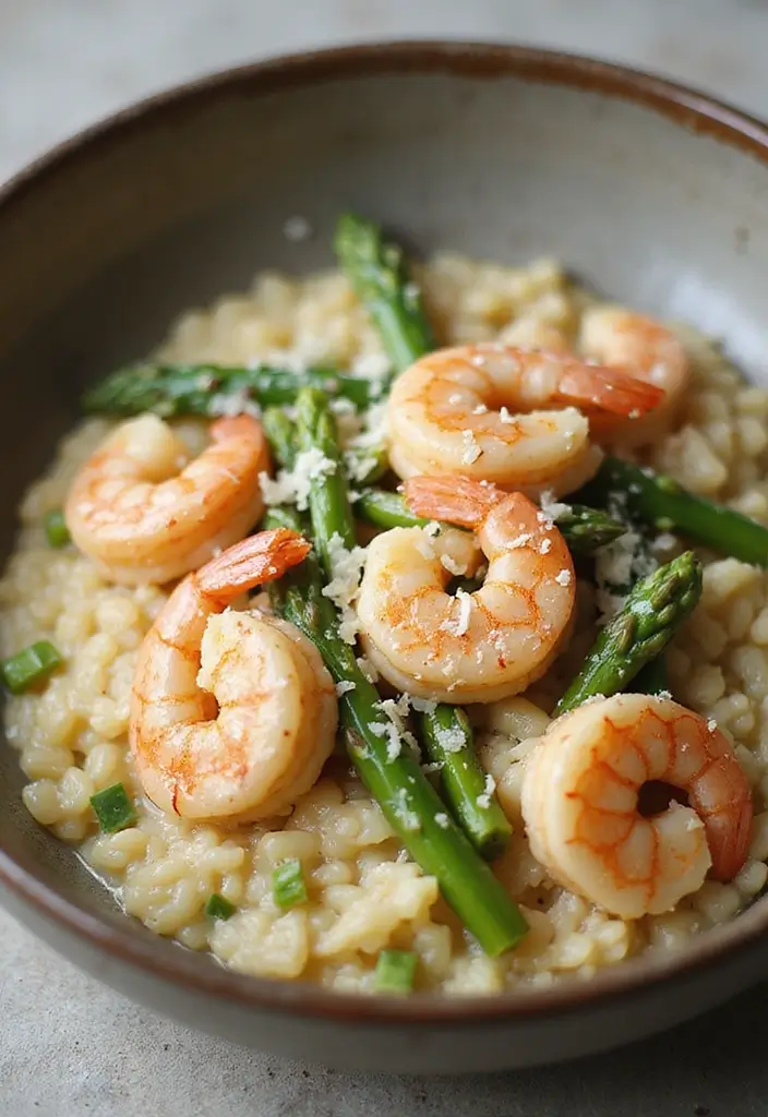 25 Rice and Seafood Recipes for Quick Weeknight Dinners 64 25 Rice and Seafood Recipes for Quick Weeknight Dinners - 10. Shrimp and Asparagus Risotto