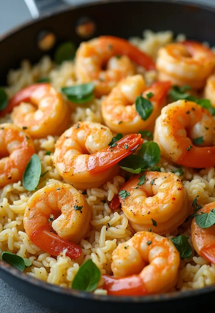 25 Rice and Seafood Recipes for Quick Weeknight Dinners 100 25 Rice and Seafood Recipes for Quick Weeknight Dinners - 16. One-Pan Shrimp Scampi with Rice