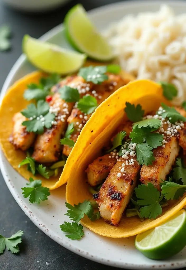 25 Rice and Seafood Recipes for Quick Weeknight Dinners 15 25 Rice and Seafood Recipes for Quick Weeknight Dinners - 3. Cilantro Lime Fish Tacos with Rice