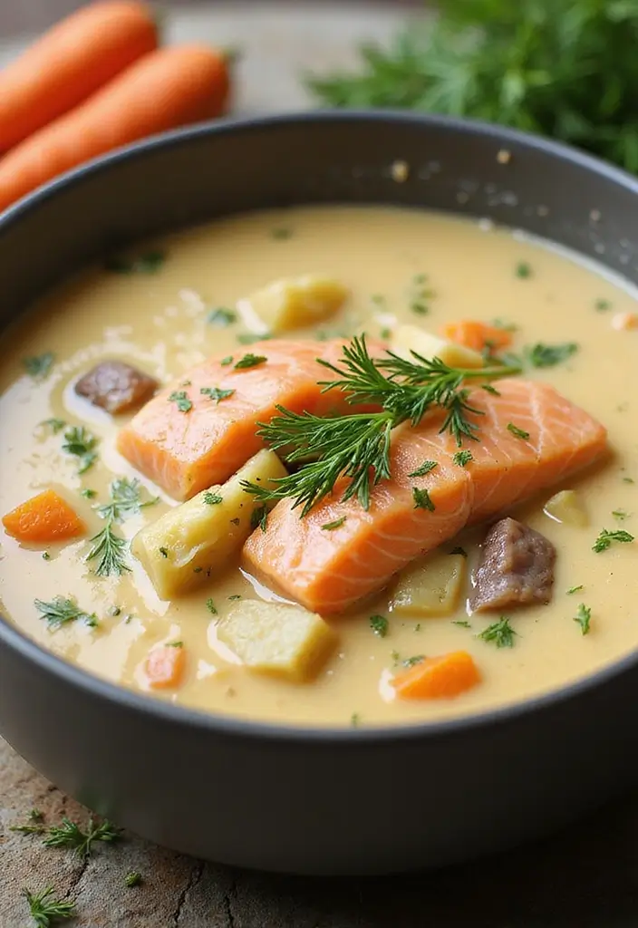 25 Seafood Comfort Food Recipes for Cozy Nights In 121 25 Seafood Comfort Food Recipes for Cozy Nights In - 21. Salmon Chowder