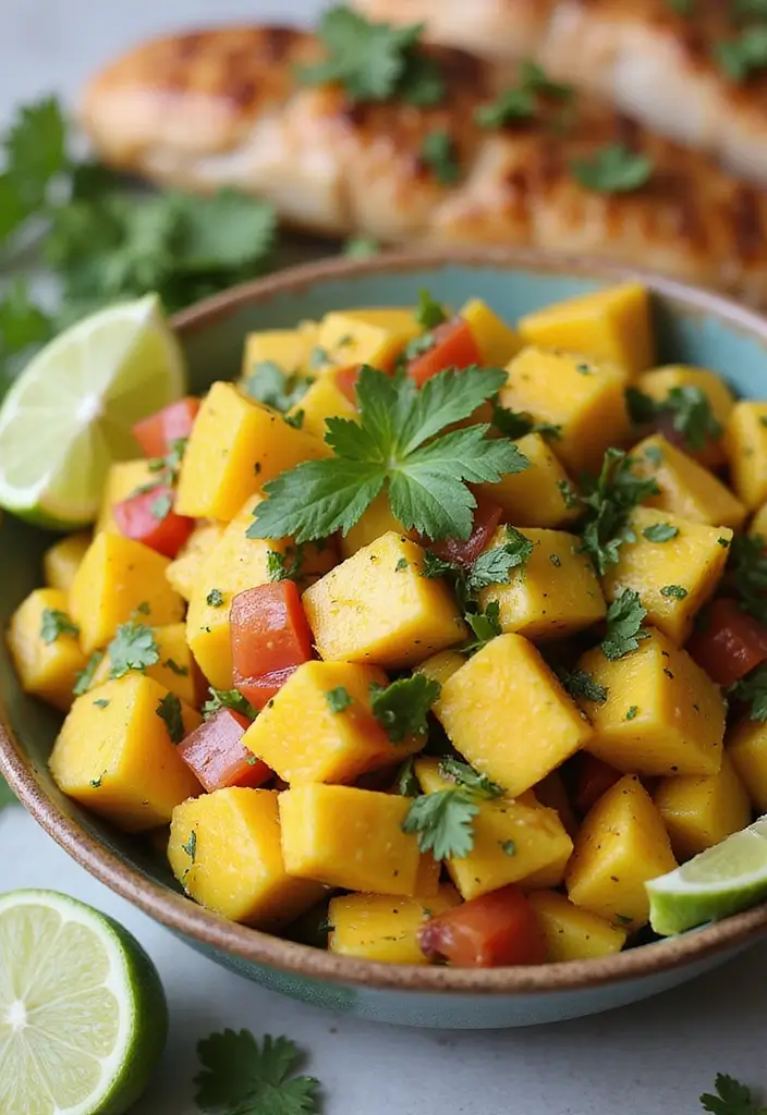 25 Seafood Dipping Sauce Recipes to Elevate Any Dish 27 25 Seafood Dipping Sauce Recipes to Elevate Any Dish - 5. Mango Salsa