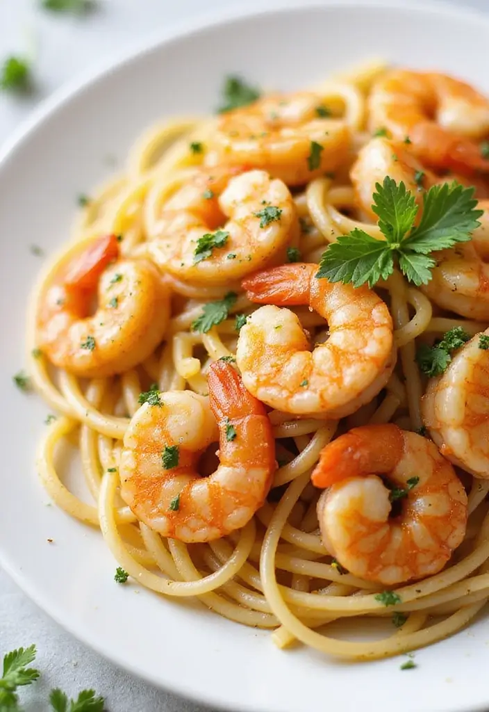 25 Seafood Dish Recipes Perfect for Home Cooks - 17. Shrimp Scampi Linguine