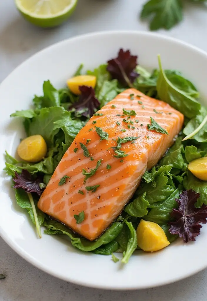 25 Seafood Dish Recipes Perfect for Home Cooks - 25. Poached Salmon Salad