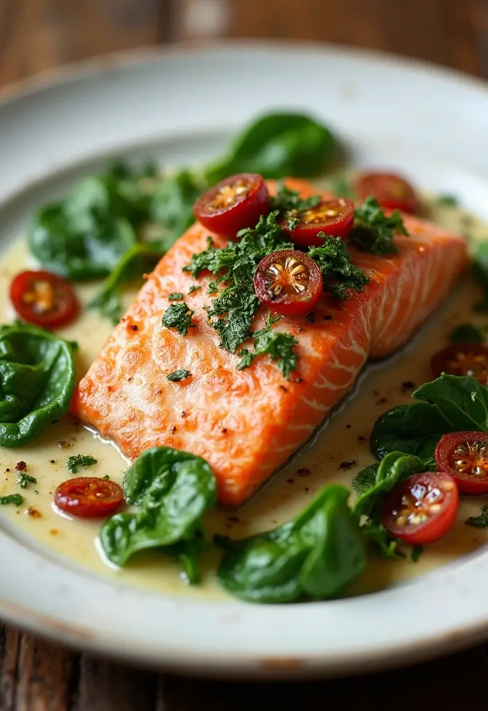 25 Seafood Dish Recipes Perfect for Home Cooks - 9. Creamy Tuscan Salmon