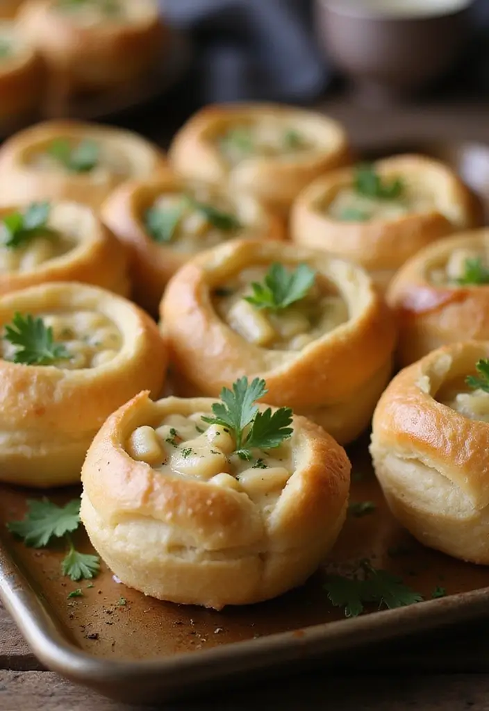 25 Seafood Puff Pastry Recipes That Impress Every Guest 67 25 Seafood Puff Pastry Recipes That Impress Every Guest - 11. Clam Chowder Puff Pastry Cups