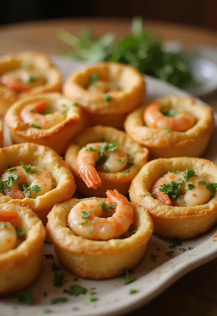 25 Seafood Puff Pastry Recipes That Impress Every Guest 100 25 Seafood Puff Pastry Recipes That Impress Every Guest - 16. Shrimp Scampi Puff Pastry Cups