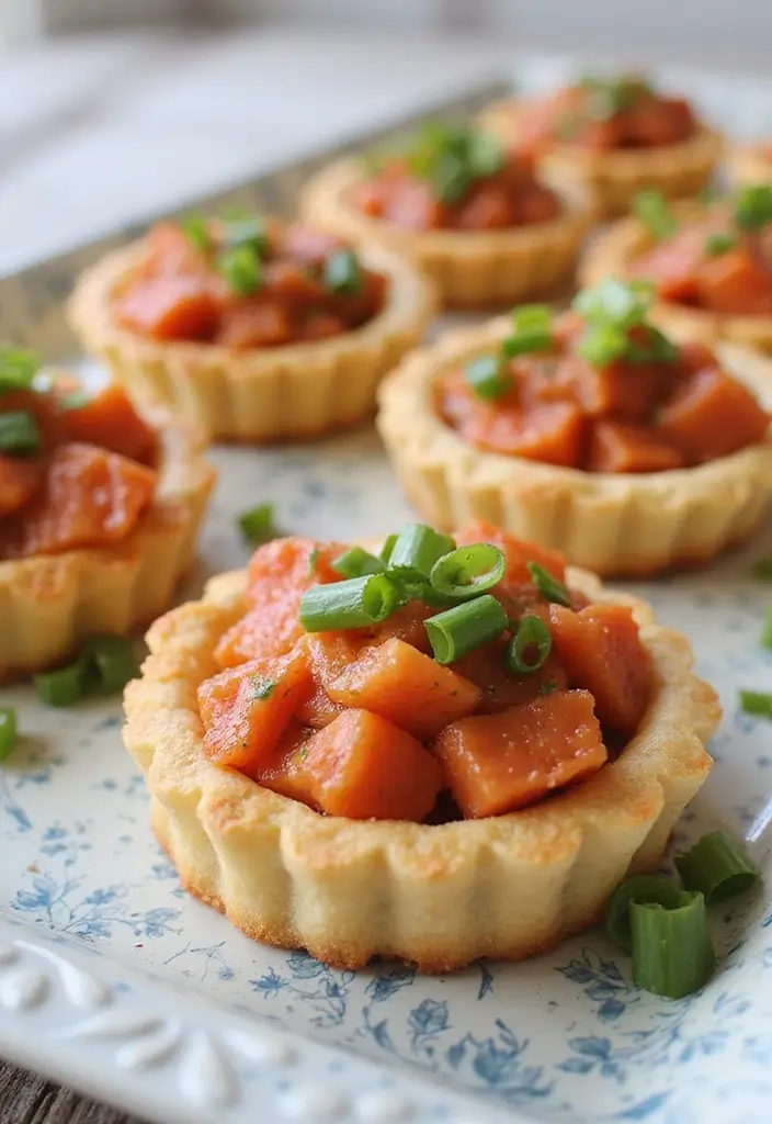 25 Seafood Puff Pastry Recipes That Impress Every Guest 25 25 Seafood Puff Pastry Recipes That Impress Every Guest - 5. Tuna Tartare Puff Pastry Cups