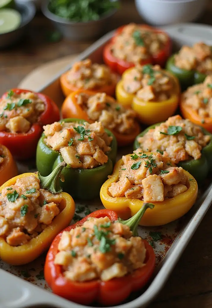 25 Seafood Recipes for a Crowd That Are Easy to Serve 88 25 Seafood Recipes for a Crowd That Are Easy to Serve - 16. Seafood Stuffed Peppers