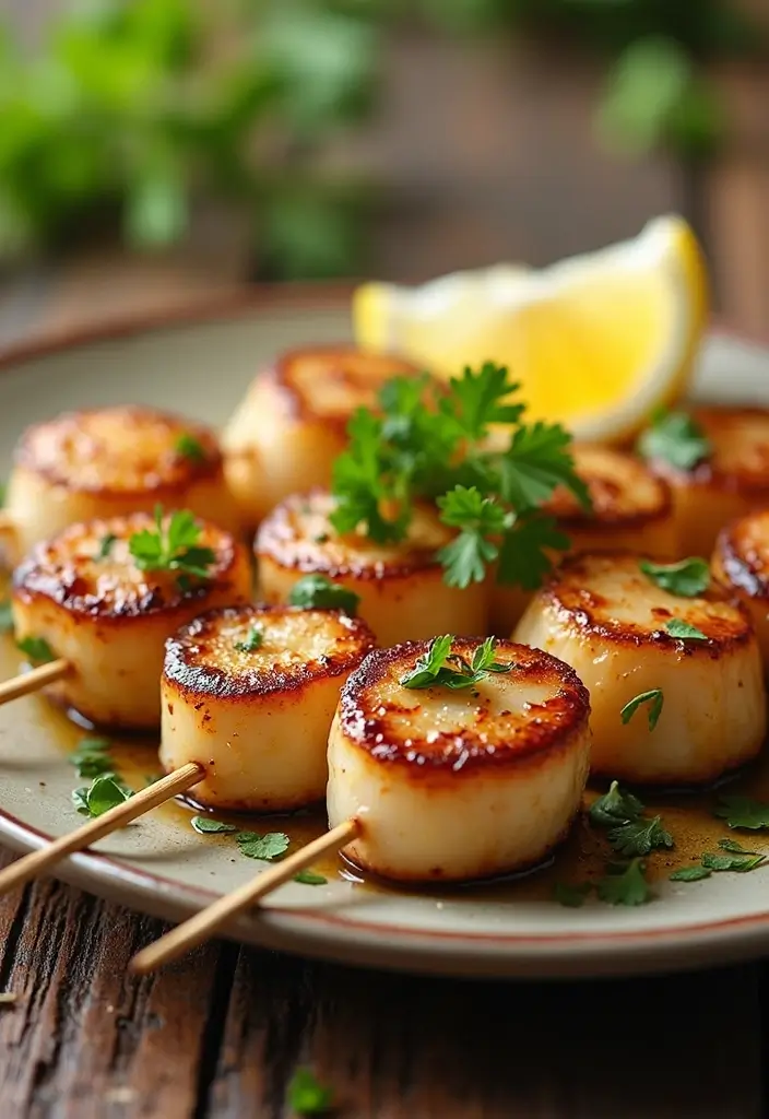 25 Seafood Recipes for a Crowd That Are Easy to Serve 27 25 Seafood Recipes for a Crowd That Are Easy to Serve - 5. Grilled Lemon Garlic Scallops