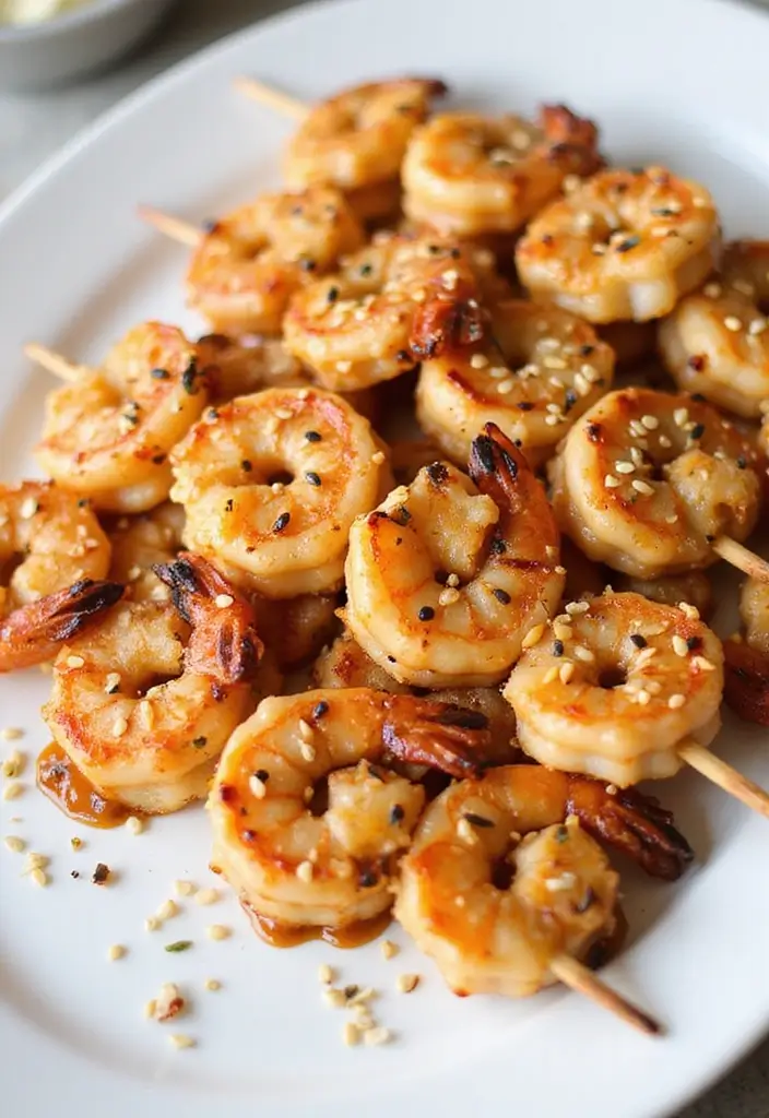 25 Seafood Recipes for a Crowd That Are Easy to Serve 44 25 Seafood Recipes for a Crowd That Are Easy to Serve - 8. Sesame Ginger Shrimp Skewers