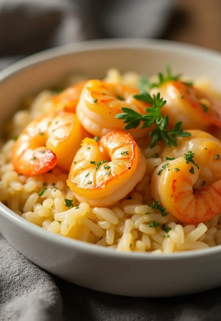 25+ Seafood and Rice Casserole Recipes for Family Meals - 1. Creamy Shrimp and Rice Casserole