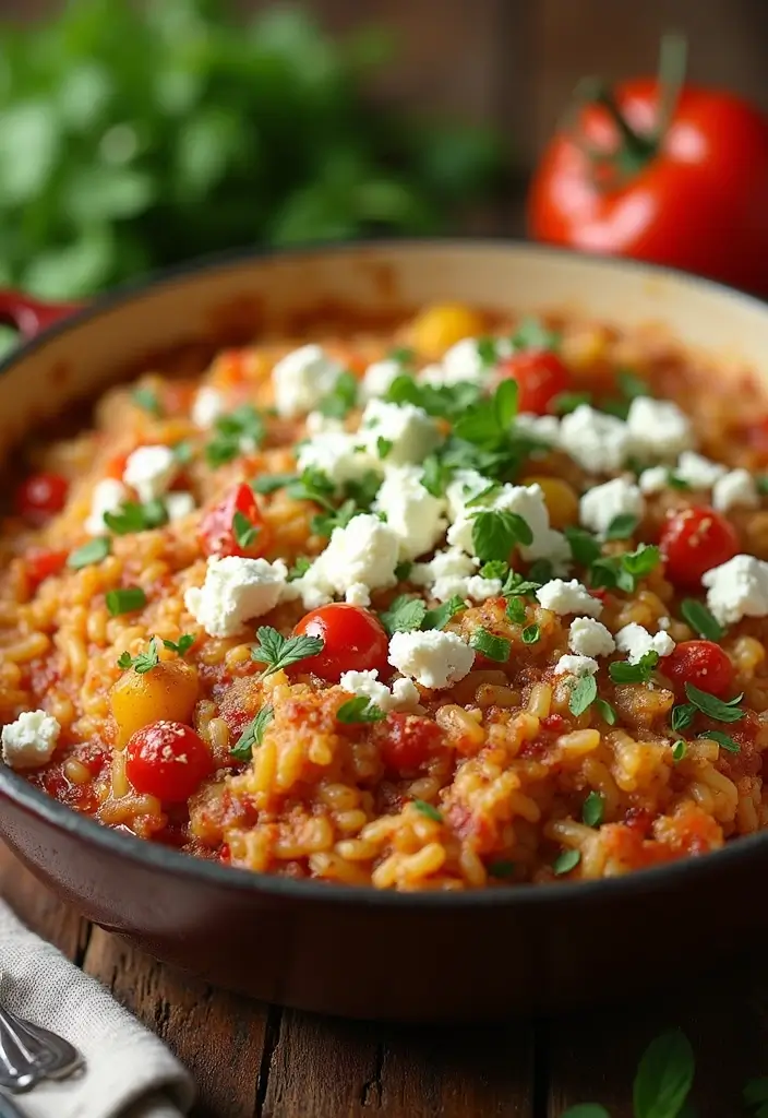 25+ Seafood and Rice Casserole Recipes for Family Meals - 17. Mediterranean Rice and Tuna Bake