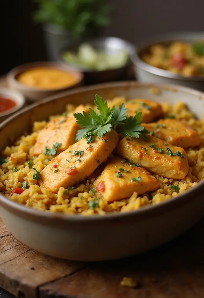 25+ Seafood and Rice Casserole Recipes for Family Meals - 19. Curried Fish and Rice Casserole