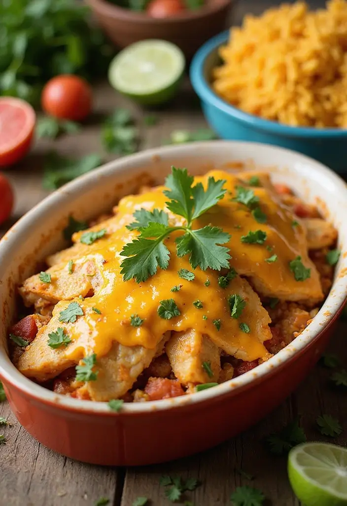 25+ Seafood and Rice Casserole Recipes for Family Meals - 21. Fish Taco Casserole