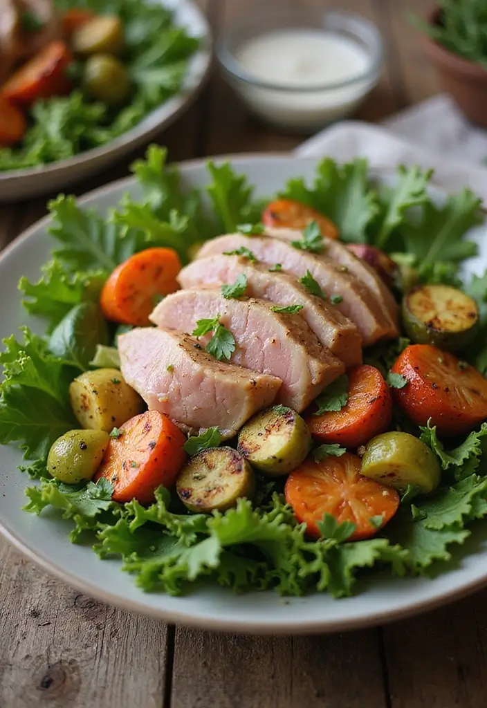25+ Seafood and Vegetable Recipes for Balanced Meals 44 25+ Seafood and Vegetable Recipes for Balanced Meals - 8. Roasted Vegetable and Tuna Salad