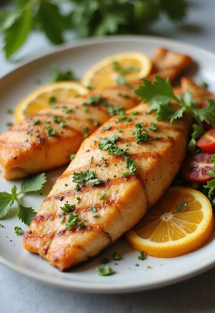 26 Low Cholesterol Seafood Recipes for Smarter Eating 68 26 Low Cholesterol Seafood Recipes for Smarter Eating - 12. Citrus Grilled Fish