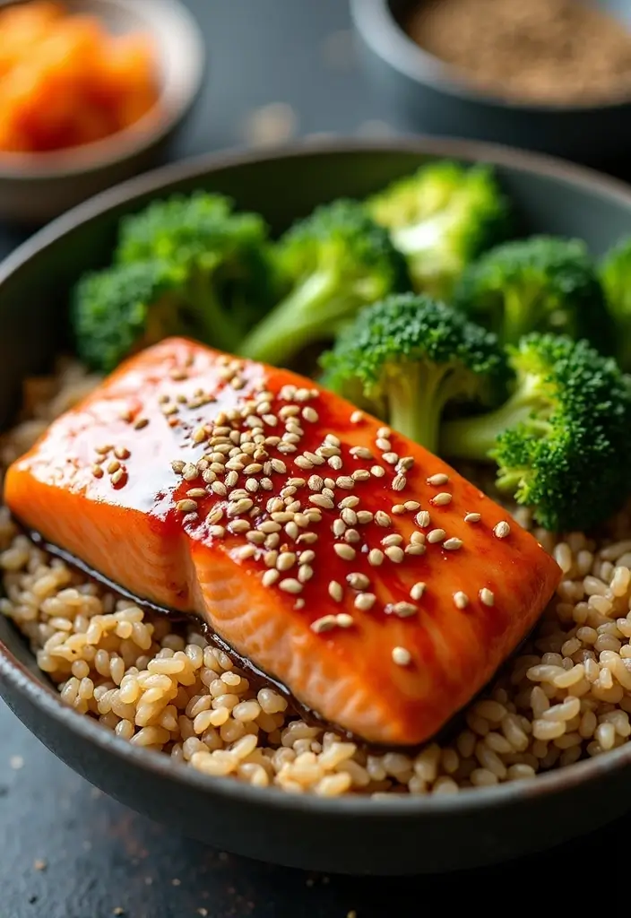 26 Low Cholesterol Seafood Recipes for Smarter Eating 127 26 Low Cholesterol Seafood Recipes for Smarter Eating - 21. Teriyaki Salmon Bowls