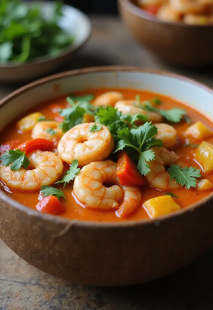 26 Low Cholesterol Seafood Recipes for Smarter Eating 32 26 Low Cholesterol Seafood Recipes for Smarter Eating - 6. Thai Coconut Shrimp Soup