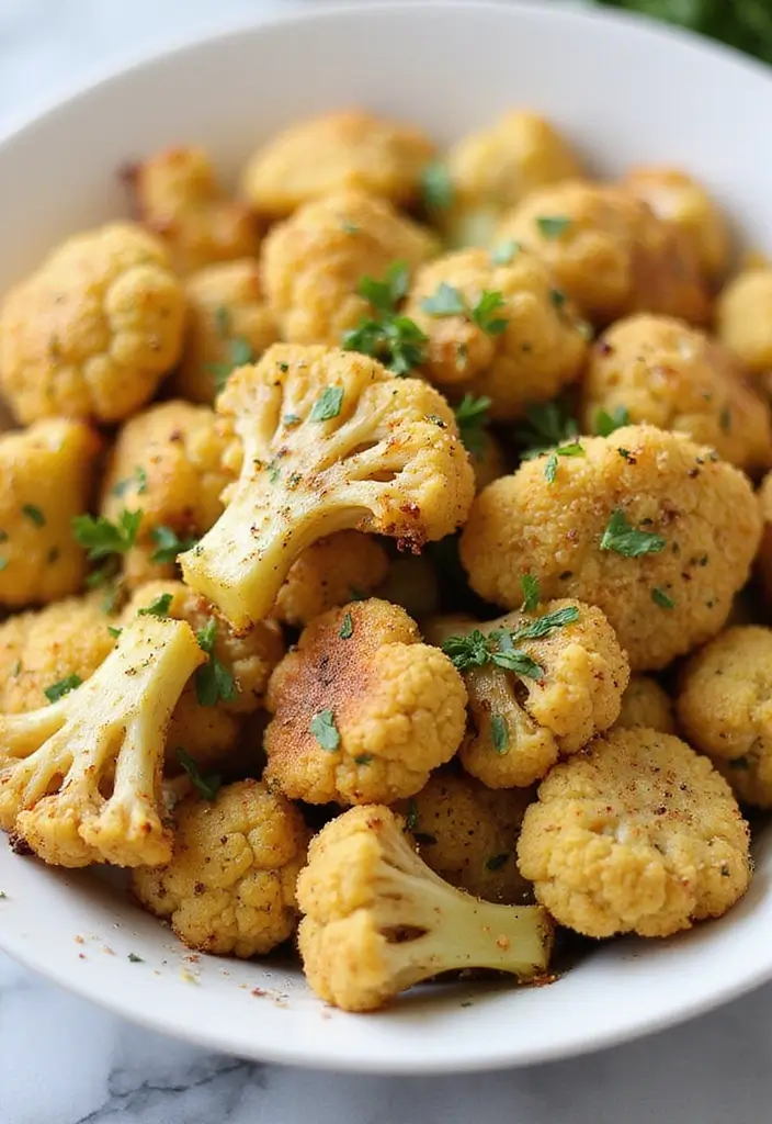26 Mediterranean Diet Recipes with No Seafood Options - 17. Za'atar Roasted Cauliflower