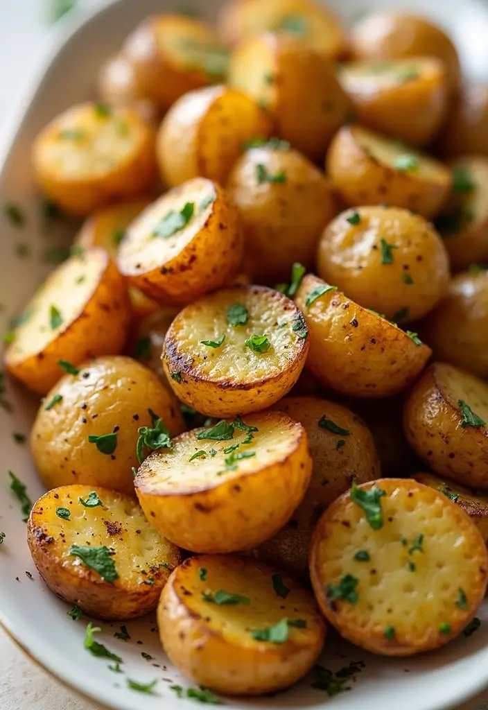 26 Mediterranean Diet Recipes with No Seafood Options - 20. Herb Roasted Potatoes