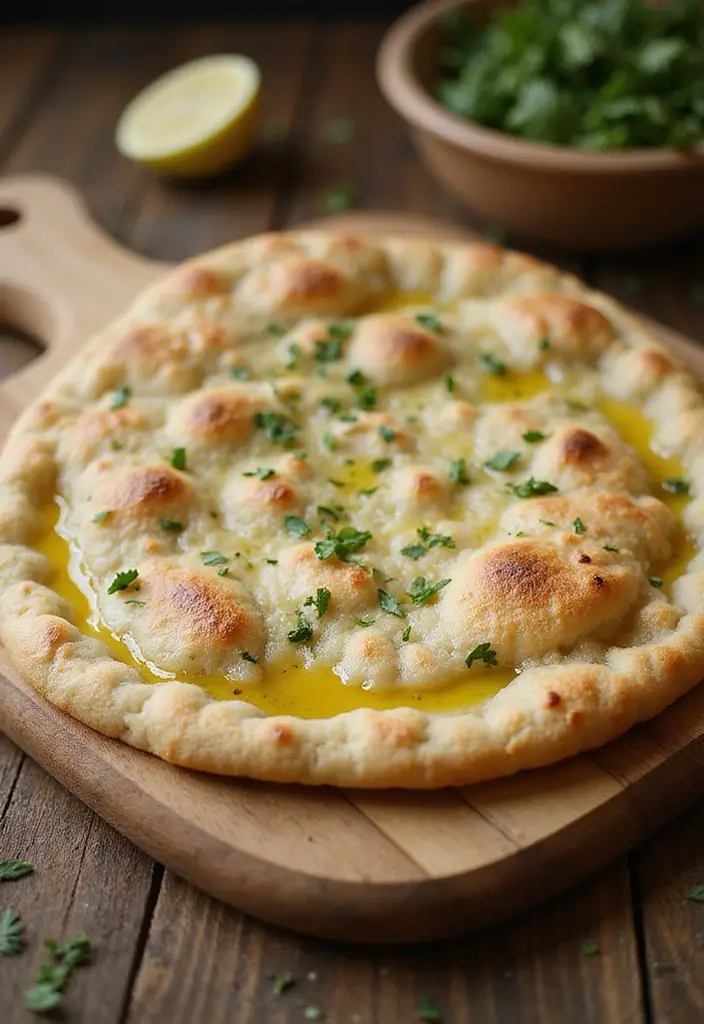 26 Mediterranean Diet Recipes with No Seafood Options - 26. Middle Eastern Flatbread