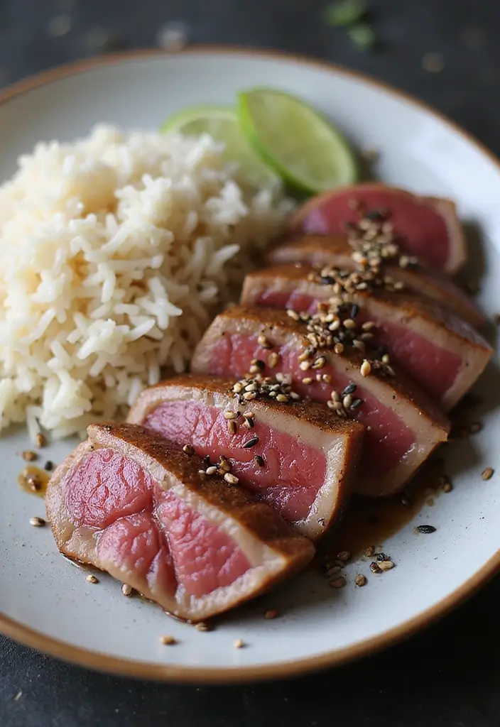 26 Sous Vide Seafood Recipes for Restaurant-Level Results 41 26 Sous Vide Seafood Recipes for Restaurant-Level Results - 7. Sous Vide Tuna Steak with Sesame Soy Glaze