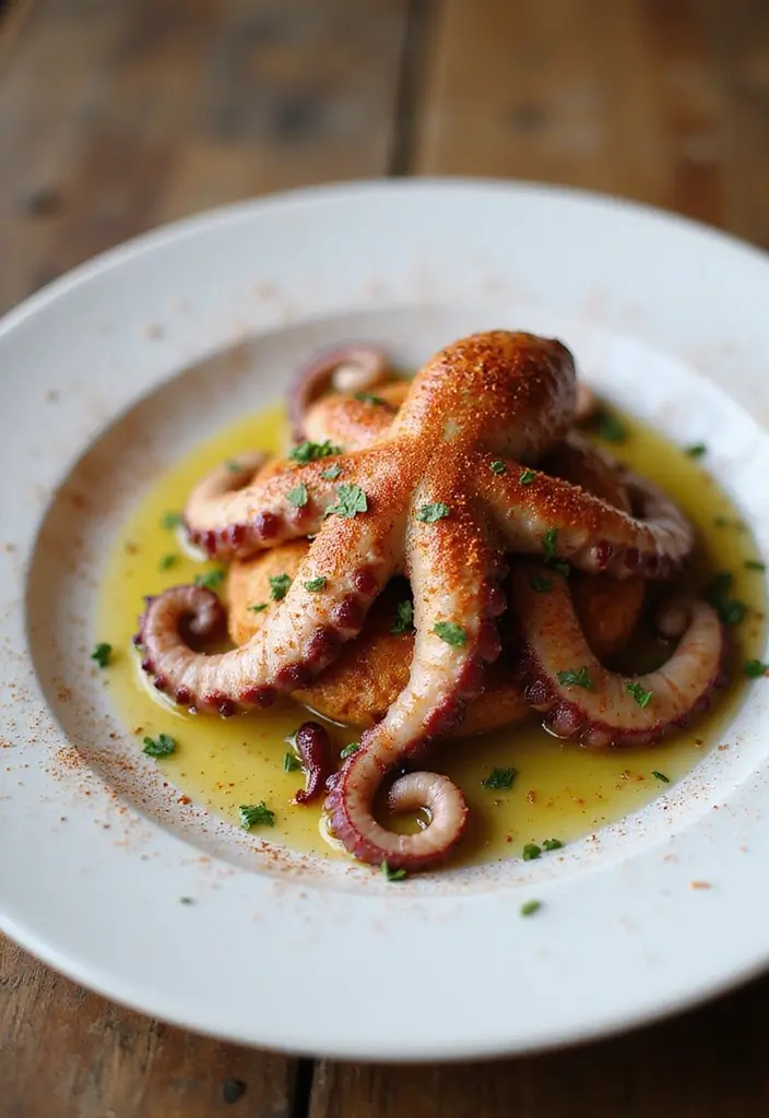26 Sous Vide Seafood Recipes for Restaurant-Level Results 46 26 Sous Vide Seafood Recipes for Restaurant-Level Results - 8. Sous Vide Octopus with Paprika and Olive Oil