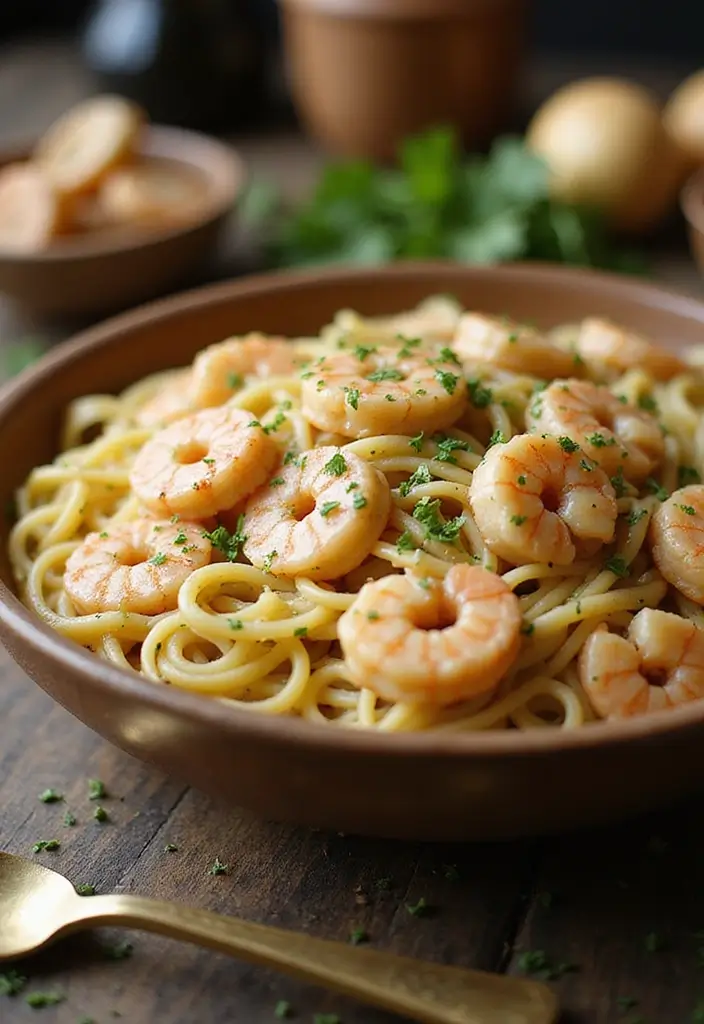 27 Aldi Seafood Mix Recipes That Taste Gourmet 1 27 Aldi Seafood Mix Recipes That Taste Gourmet - 1. Creamy Garlic Shrimp Pasta