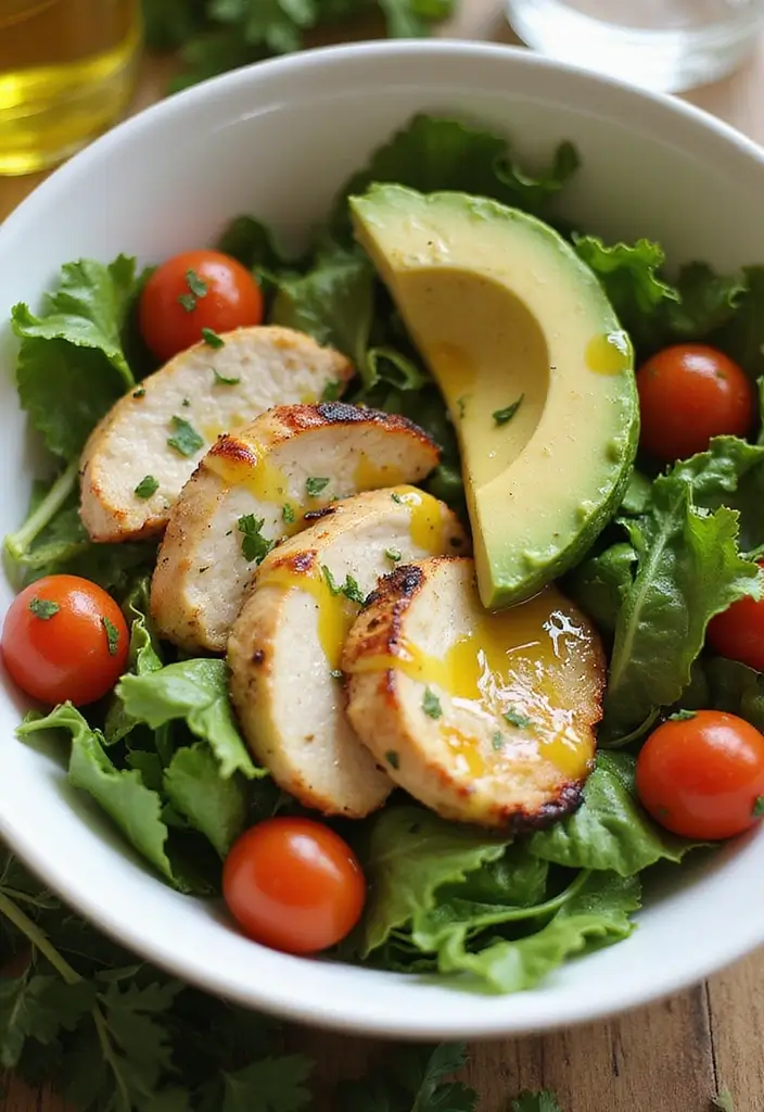 27 Chicken and Seafood Recipes That Actually Work 8 27 Chicken and Seafood Recipes That Actually Work - 2. Grilled Chicken Avocado Salad