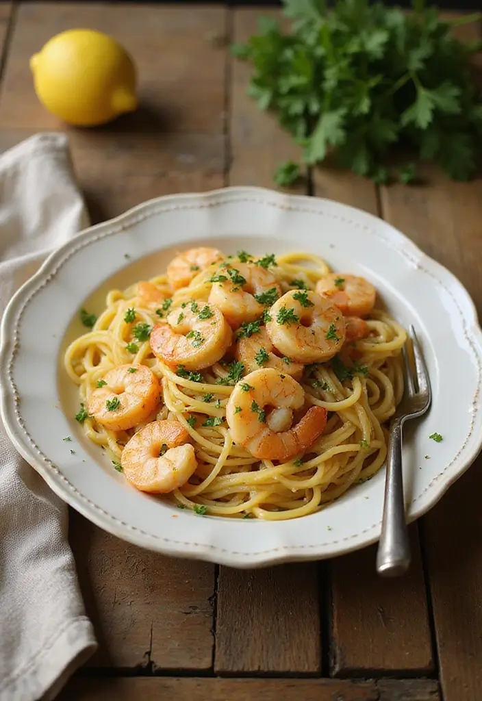 27 Chicken and Seafood Recipes That Actually Work 145 27 Chicken and Seafood Recipes That Actually Work - 23. Garlic Lemon Shrimp Pasta
