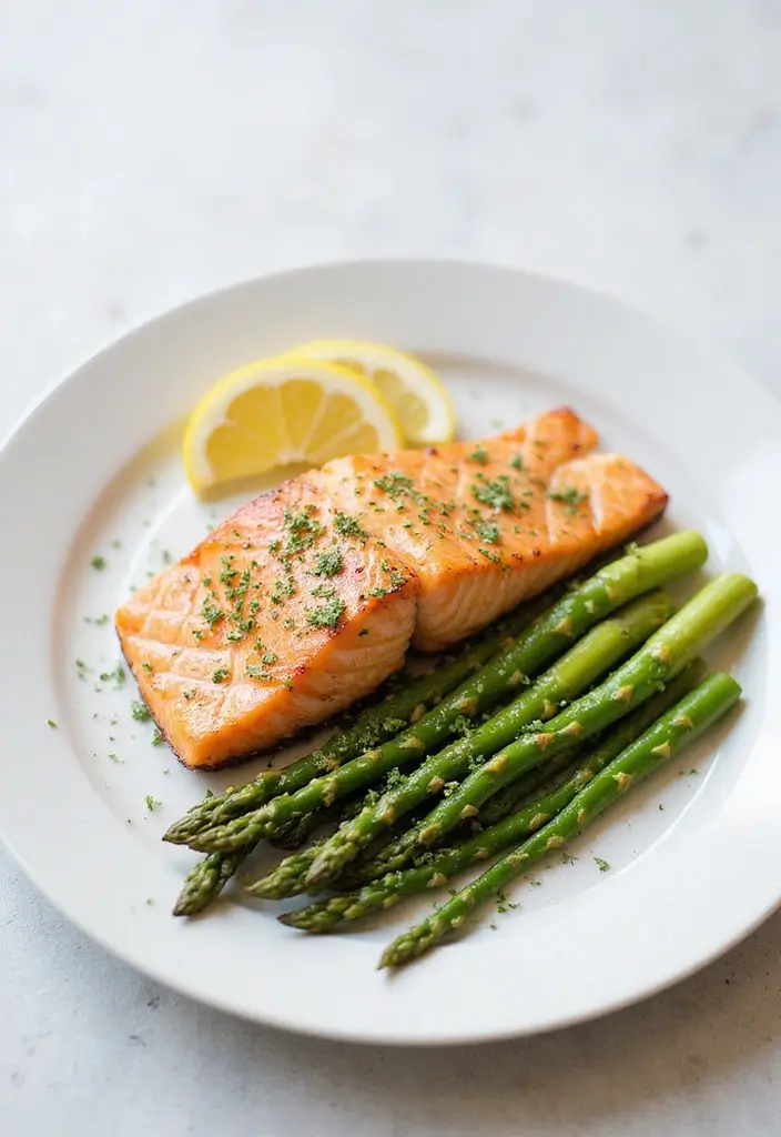 27 Chicken and Seafood Recipes That Actually Work 29 27 Chicken and Seafood Recipes That Actually Work - 5. Baked Salmon with Asparagus