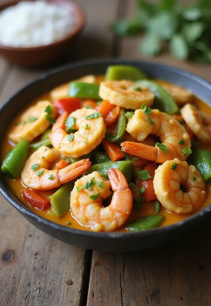 27 Chicken and Seafood Recipes That Actually Work 43 27 Chicken and Seafood Recipes That Actually Work - 7. Coconut Curry Shrimp