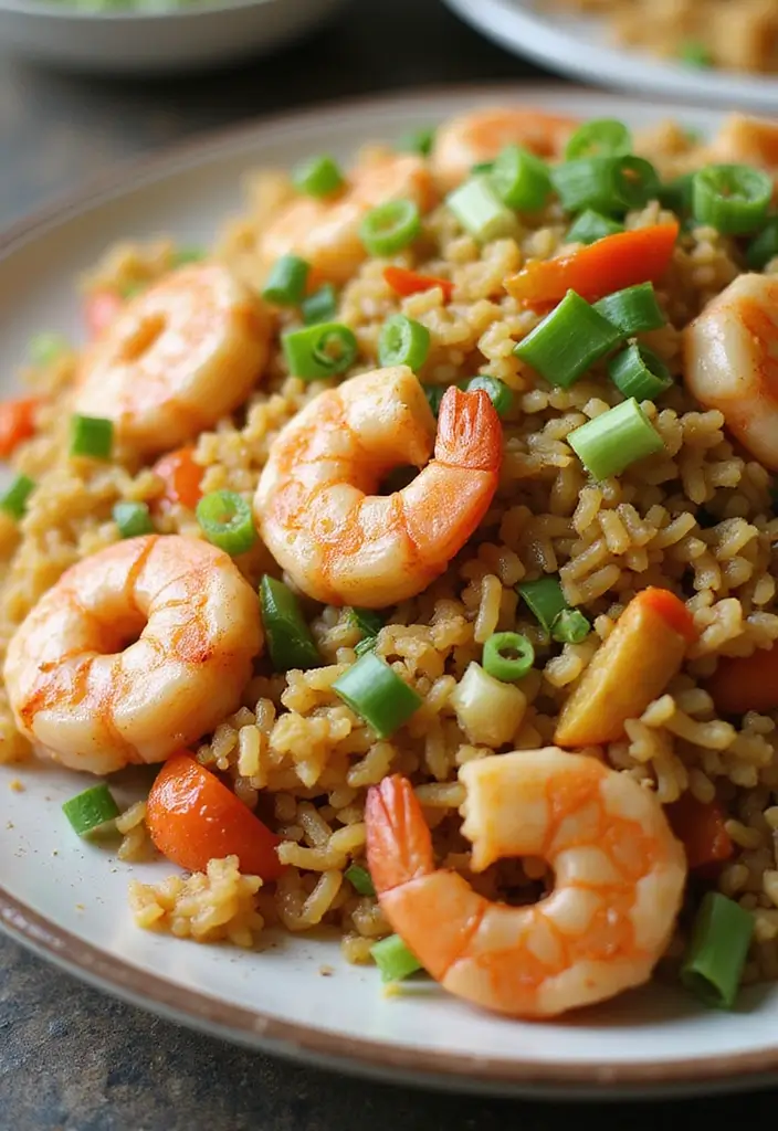 27 Easy Dinner Recipes Featuring Fresh Seafood 77 27 Easy Dinner Recipes Featuring Fresh Seafood - 13. Shrimp Fried Rice