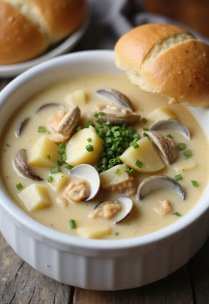 27 Easy Dinner Recipes Featuring Fresh Seafood 87 27 Easy Dinner Recipes Featuring Fresh Seafood - 15. Clam Chowder