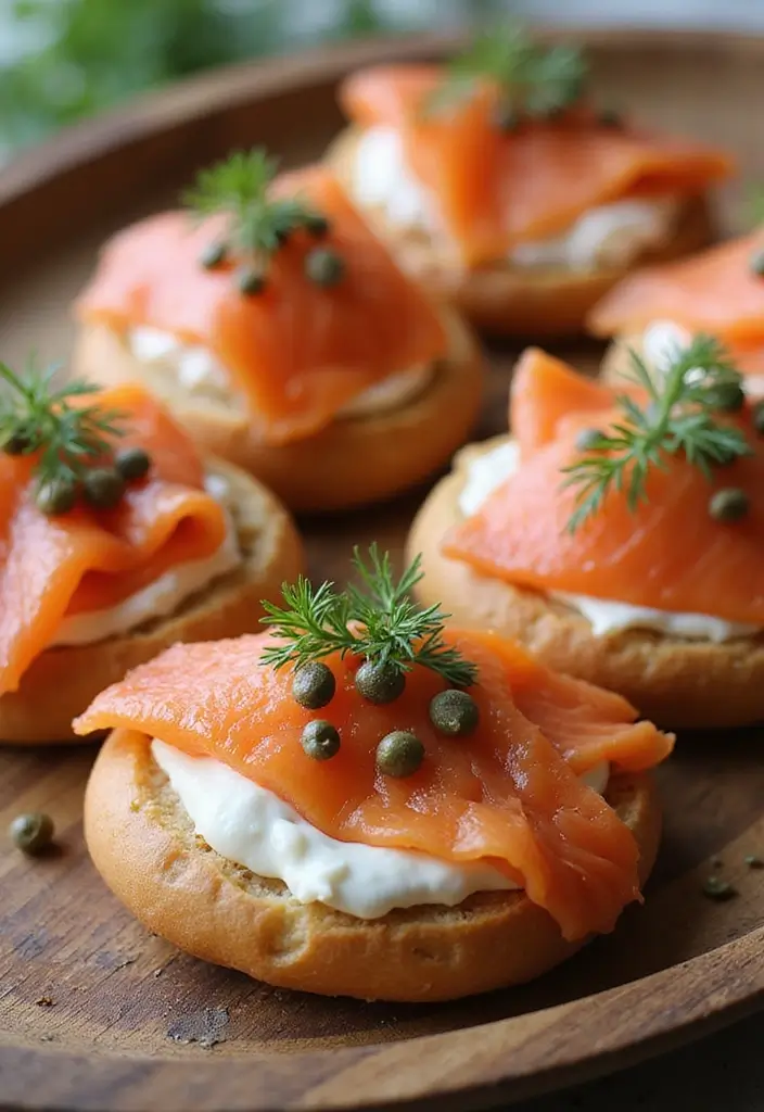 27 Easy Dinner Recipes Featuring Fresh Seafood 113 27 Easy Dinner Recipes Featuring Fresh Seafood - 19. Smoked Salmon Bagels