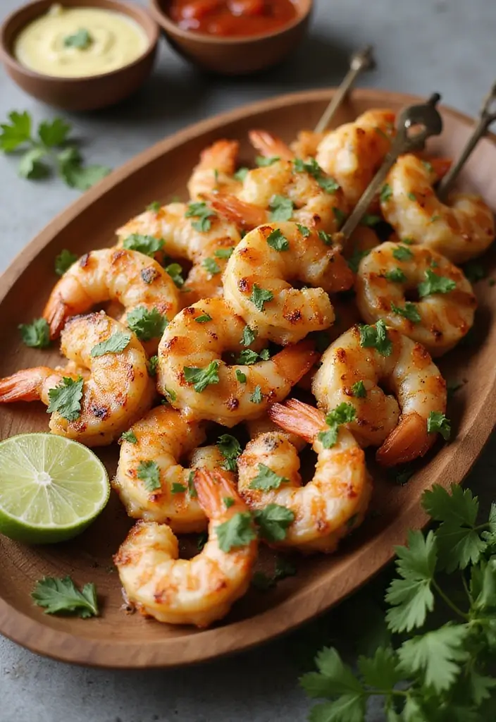 27 Easy Dinner Recipes Featuring Fresh Seafood 141 27 Easy Dinner Recipes Featuring Fresh Seafood - 23. Cilantro Lime Grilled Shrimp