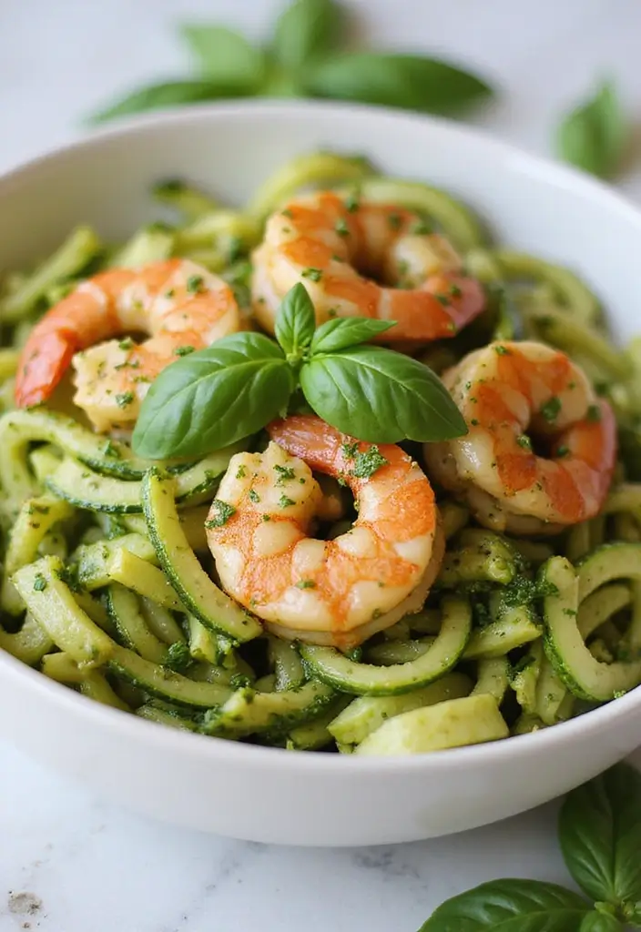 27 Gluten Free Seafood Recipes for a Healthy Lifestyle 101 27 Gluten Free Seafood Recipes for a Healthy Lifestyle - 17. Pesto Shrimp with Zoodles