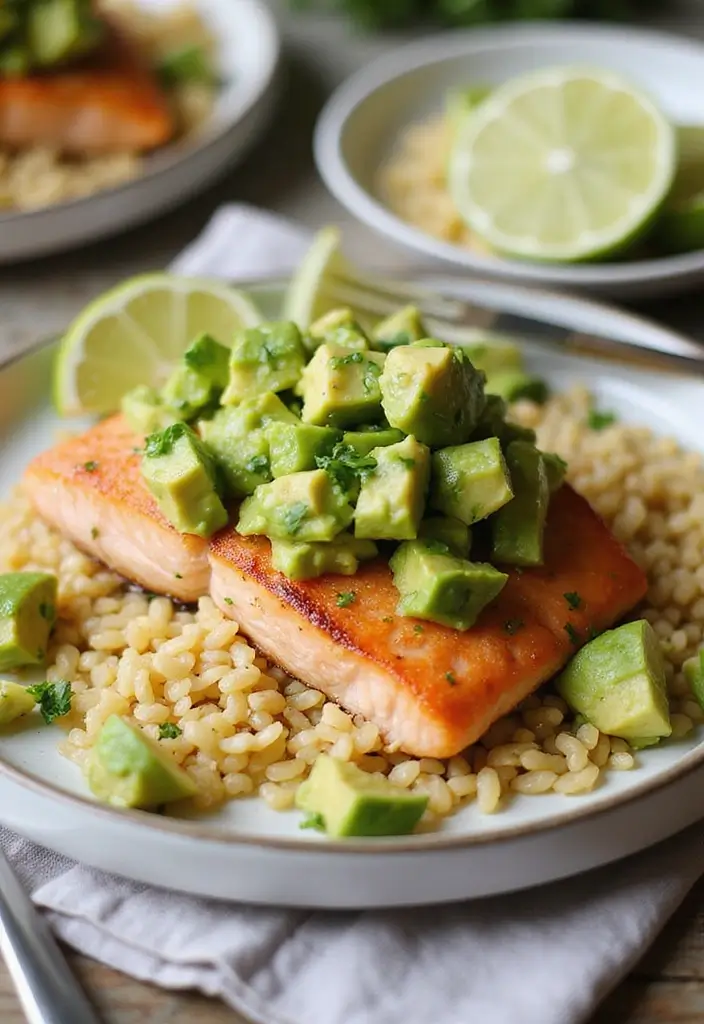 27 Gluten Free Seafood Recipes for a Healthy Lifestyle 134 27 Gluten Free Seafood Recipes for a Healthy Lifestyle - 22. Baked Salmon with Avocado Salsa