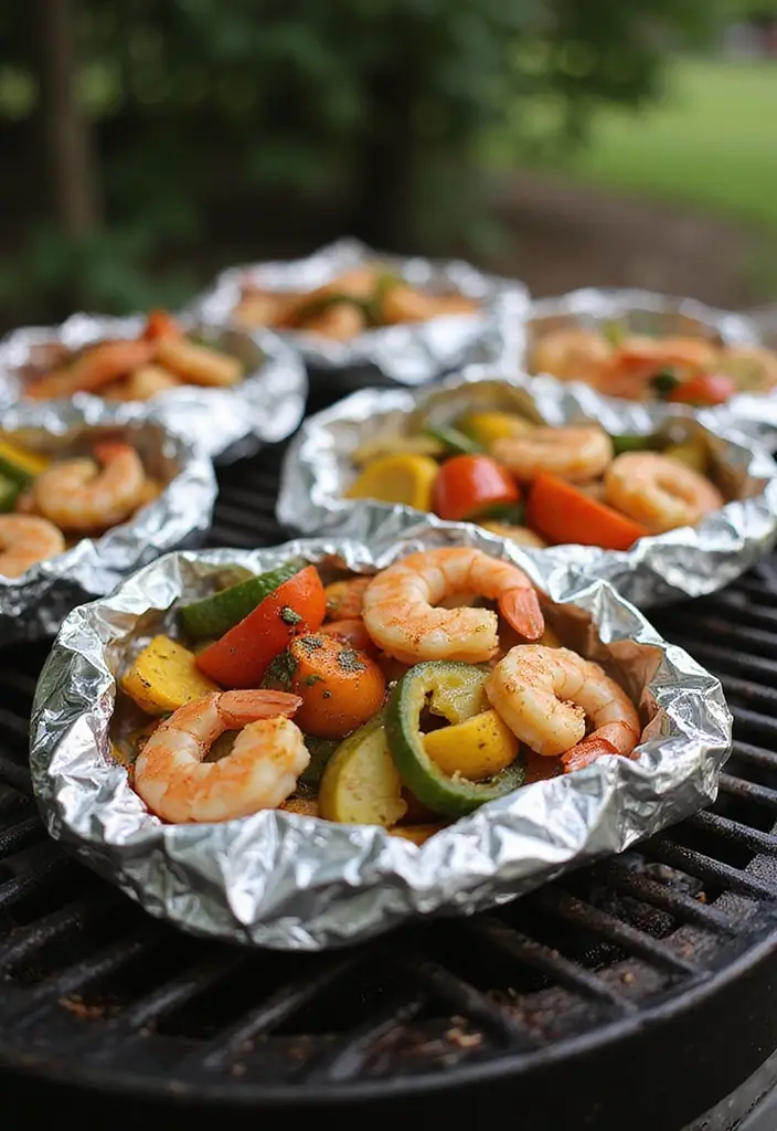 27 Gluten Free Seafood Recipes for a Healthy Lifestyle 155 27 Gluten Free Seafood Recipes for a Healthy Lifestyle - 25. Shrimp and Veggie Foil Packets