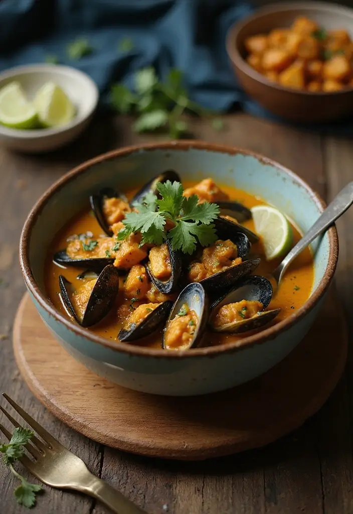 27 Gluten Free Seafood Recipes for a Healthy Lifestyle 13 27 Gluten Free Seafood Recipes for a Healthy Lifestyle - 3. Coconut Curry Mussels