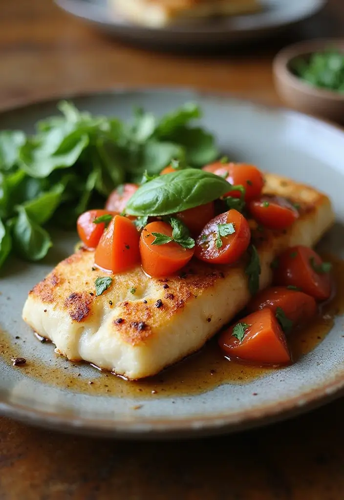 27 Gluten Free Seafood Recipes for a Healthy Lifestyle 32 27 Gluten Free Seafood Recipes for a Healthy Lifestyle - 6. Baked Cod with Tomato Basil Salsa