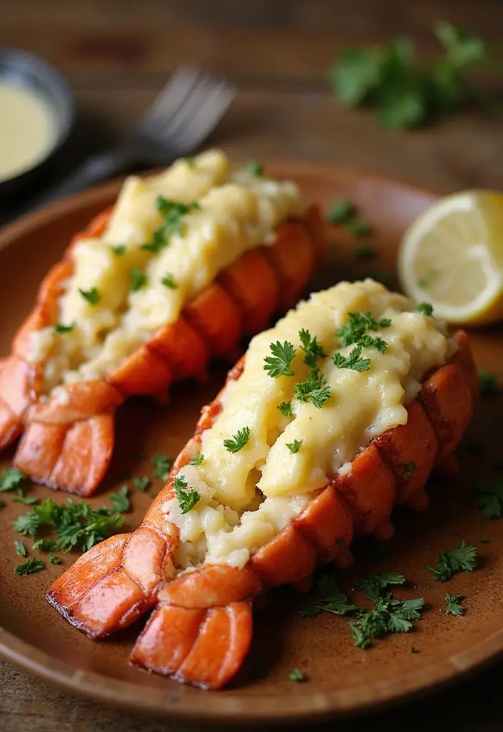 27 Gluten Free Seafood Recipes for a Healthy Lifestyle 46 27 Gluten Free Seafood Recipes for a Healthy Lifestyle - 8. Garlic Butter Baked Lobster Tails