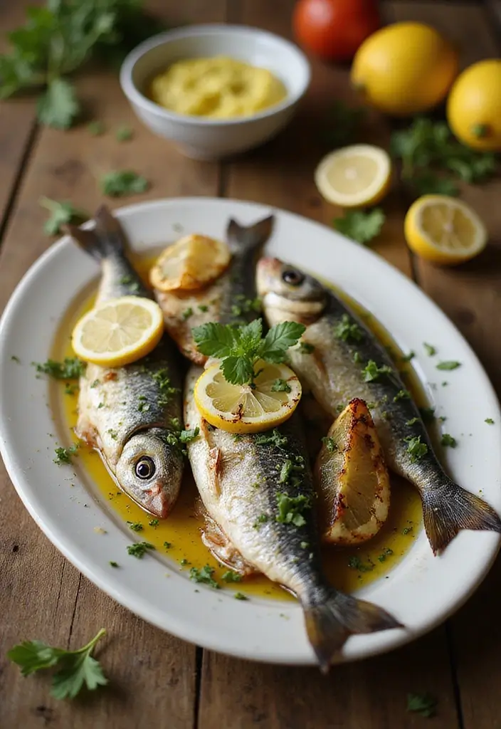 27 Middle Eastern Seafood Recipes with Authentic Flavors 1 27 Middle Eastern Seafood Recipes with Authentic Flavors - 1. Grilled Sardines with Garlic and Lemon