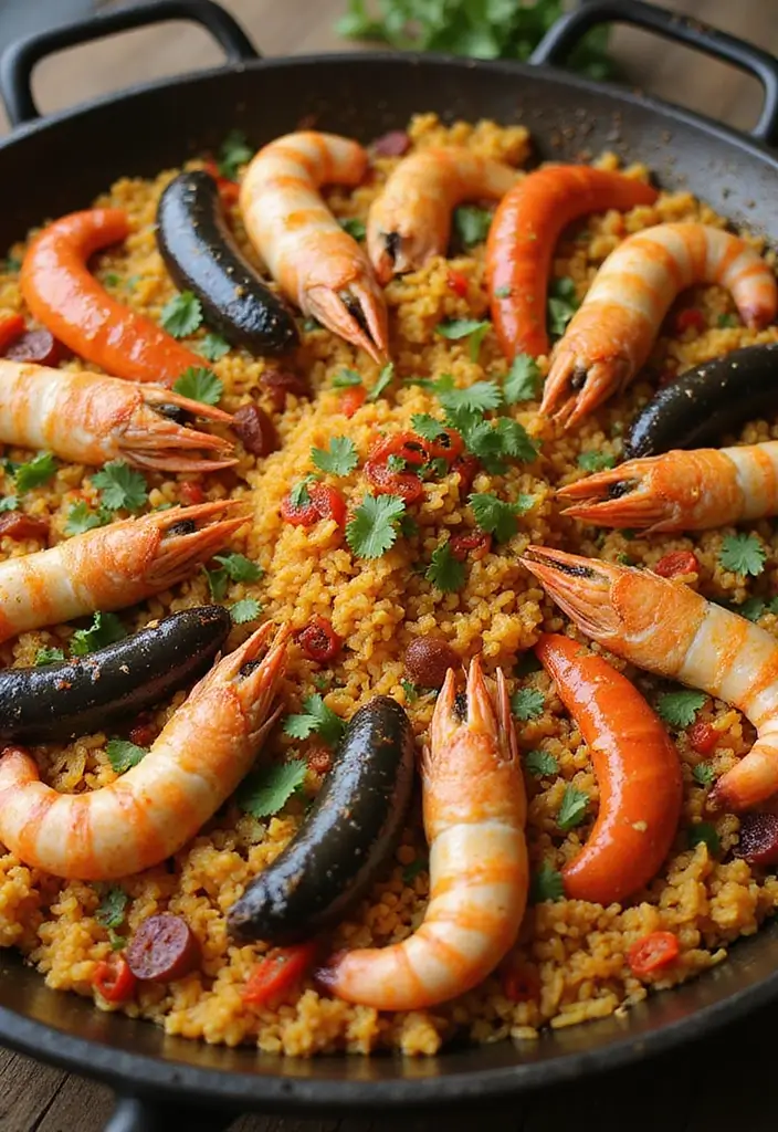 27 Middle Eastern Seafood Recipes with Authentic Flavors 83 27 Middle Eastern Seafood Recipes with Authentic Flavors - 13. Mediterranean Seafood Paella