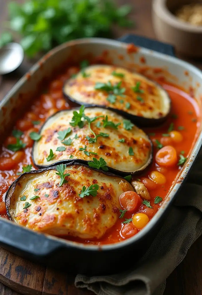 27 Middle Eastern Seafood Recipes with Authentic Flavors 131 27 Middle Eastern Seafood Recipes with Authentic Flavors - 21. Eggplant and Fish Casserole